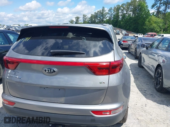 2019 Kia Sportage EX with VIN KNDPN3AC5K7591849, listed as a IAAI auction lot 42166917 with 50,984 mi miles and . Bid and sale history available at DreamBid. Image 16.