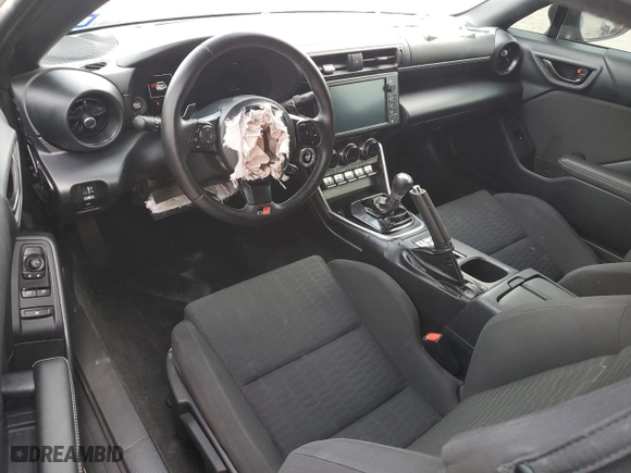 2022 Toyota GR86 with VIN JF1ZNBC18N8755386, listed as a Copart auction lot 83574544 with 20,423 mi miles and Salvage Title. Bid and sale history available at carsss.com. Image 8.