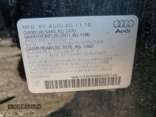 2011 Audi Q5 Premium Plus with VIN WA1LFAFP6BA056148, listed as a Copart auction lot 60557865 with 159,986 mi miles and Clean title. Bid and sale history available at DreamBid. Image 14.