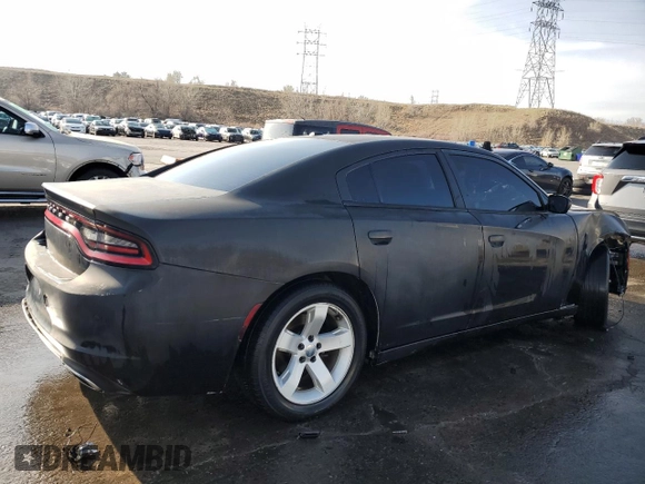 2015 Dodge Charger SE with VIN 2C3CDXBG2FH795792, listed as a Copart auction lot 51297775 with 115,690 mi miles and Salvage Title. Bid and sale history available at DreamBid. Image 3.