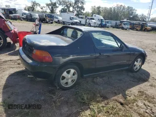 1993 Honda del Sol Si with VIN JHMEH6268PS020125, listed as a Copart auction lot 79050184 with 183,482 mi miles and Clean Title. Bid and sale history available at carsss.com. Image 3.