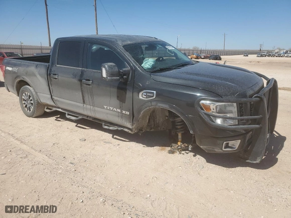 2019 Nissan Titan XD SV with VIN 1N6BA1F45KN529310, listed as a Copart auction lot 48411535 with 109,233 mi miles and Salvage Title. Bid and sale history available at carsss.com. Image 4.