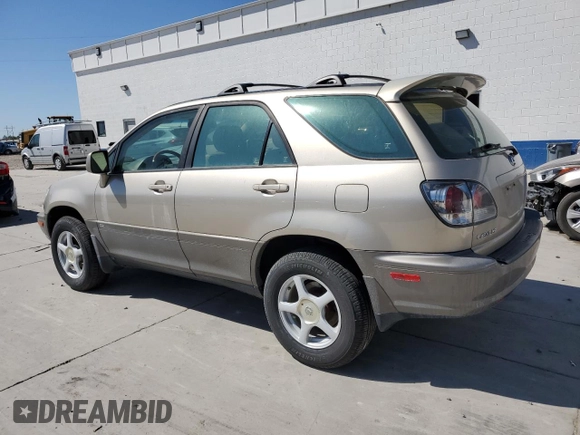 2001 Lexus RX 300 with VIN JTJHF10U010198376, listed as a Copart auction lot 67970574 with 216,969 mi miles and Clean Title. Bid and sale history available at carsss.com. Image 2.