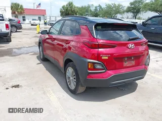 2020 Hyundai Kona SEL with VIN KM8K22AA2LU439411, listed as a IAAI auction lot 42309689 with 55,037 mi miles and . Bid and sale history available at DreamBid. Image 3.