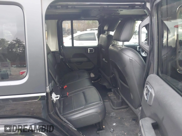 2022 Jeep Wrangler Unlimited Sahara with VIN 1C4HJXEG4NW186063, listed as a IAAI auction lot 40927600 with 22,430 mi miles and . Bid and sale history available at DreamBid. Image 8.