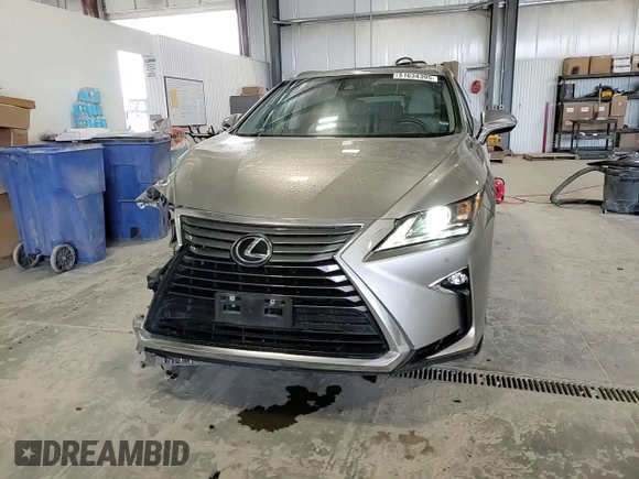 2017 Lexus RX with VIN 2T2BZMCA0HC060741, listed as a Copart auction lot 51634395 with 54,723 mi miles and Salvage Title. Bid and sale history available at carsss.com. Image 12.