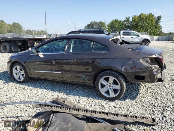 2017 Volkswagen CC 2.0T Sport with VIN WVWKP7AN3HE500224, listed as a Copart auction lot 66150743 with 61,140 mi miles. Bid and sale history available at carsss.com. Image 2.