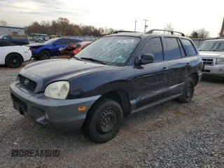 2004 Hyundai Santa Fe GLS with VIN KM8SC73DX4U816487, listed as a Copart auction lot 78977854 with 209,927 mi miles and Salvage Title. Bid and sale history available at carsss.com. Image 1.