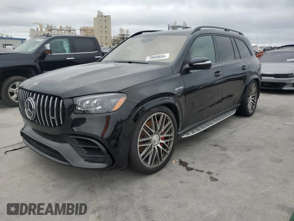 2021 Mercedes-Benz GLS with VIN 4JGFF8KEXMA330479, listed as a Copart auction lot 79840654 with 0 mi miles and Salvage Title. Bid and sale history available at carsss.com. Image 1.