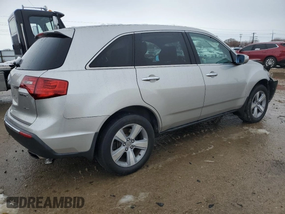 2011 Acura MDX Tech Pkg with VIN 2HNYD2H67BH530373, listed as a Copart auction lot 42739175 with 188,519 mi miles and Salvage Title. Bid and sale history available at carsss.com. Image 3.