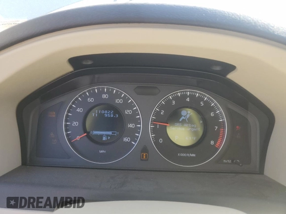 2010 Volvo V70 with VIN YV1982BW2A1149996, listed as a Copart auction lot 47750415 with 110,822 mi miles and Salvage Title. Bid and sale history available at DreamBid. Image 9.