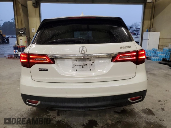 2014 Acura MDX with VIN 5FRYD3H20EB007116, listed as a Copart auction lot 44325805 with 89,669 mi miles and Salvage Title. Bid and sale history available at carsss.com. Image 6.