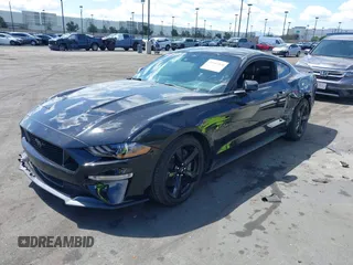 2022 Ford Mustang GT with VIN 1FA6P8CF3N5110805, listed as a IAAI auction lot 41943468 with 27,247 mi miles and . Bid and sale history available at carsss.com. Image 20.