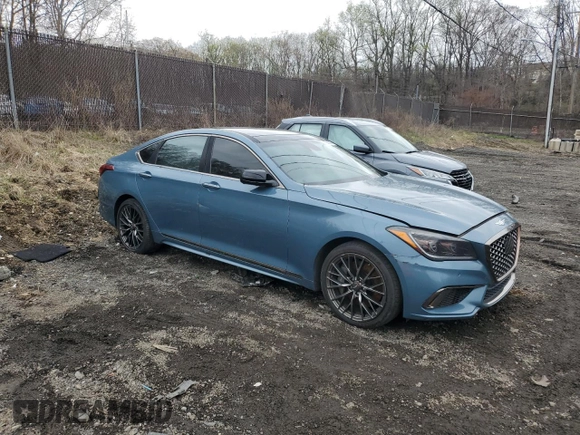 2018 Genesis G80 Sport with VIN KMHGN4JB2JU253107, listed as a Copart auction lot 51640875 with Not provided miles and Clean title. Bid and sale history available at DreamBid. Image 4.