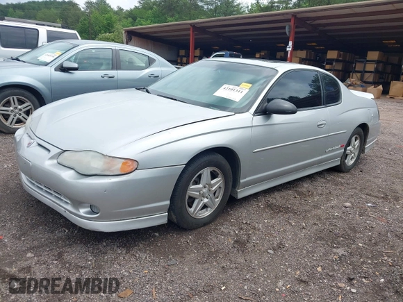 2001 Chevrolet Monte Carlo SS with VIN 2G1WX15K019161969, listed as a IAAI auction lot 42101311 with 185,888 mi miles. Bid and sale history available at carsss.com. Image 2.