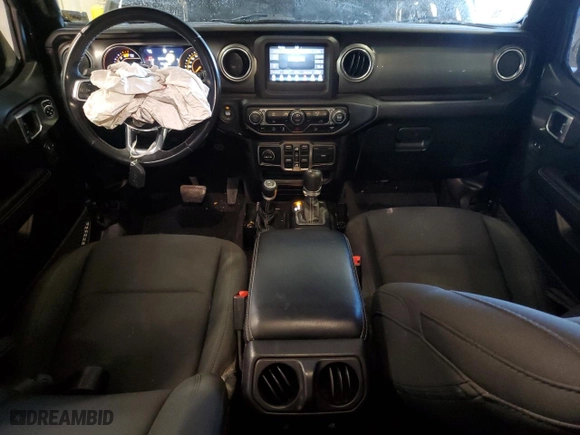 2020 Jeep Wrangler Unlimited North Edition with VIN 1C4HJXEN7LW127892, listed as a Copart auction lot 88879245 with 93,651 mi miles and Salvage Title. Bid and sale history available at carsss.com. Image 8.