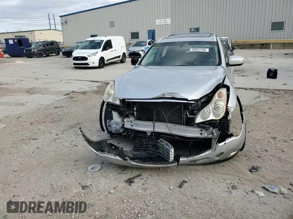 2008 Infiniti EX Journey with VIN JNKAJ09F18M359305, listed as a Copart auction lot 50823165 with 152,595 mi miles and Salvage title. Bid and sale history available at DreamBid. Image 11.