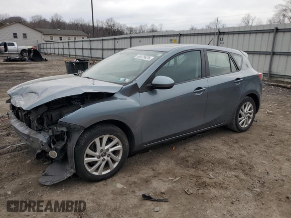 2013 Mazda 3 i Touring with VIN JM1BL1L83D1712686, listed as a Copart auction lot 46479425 with 188,740 mi miles and Salvage title. Bid and sale history available at DreamBid. Image 1.