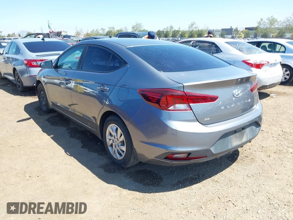 2019 Hyundai Elantra SE with VIN KMHD74LFXKU827774, listed as a IAAI auction lot 41966329 with 117,139 mi miles and . Bid and sale history available at DreamBid. Image 3.
