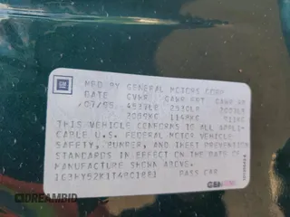 1996 Oldsmobile LSS z VIN 1G3HY52K1T4801881, wystawiony jako Copart lot #75327304 z przebiegiem 123 374 mil mil oraz Szkody całkowita. Historia ofert i sprzedaży dostępna na DreamBid. Obrazek 12.