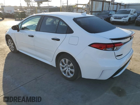 2022 Toyota Corolla LE with VIN 5YFEPMAE7NP298823, listed as a Copart auction lot 77442334 with 37,672 mi miles and Salvage Title. Bid and sale history available at carsss.com. Image 2.