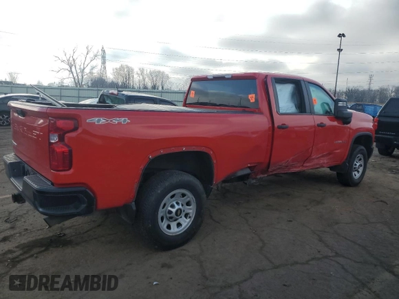 2020 Chevrolet Silverado 3500HD Work Truck with VIN 1GC4YSE79LF345718, listed as a Copart auction lot 83093344 with 0 mi miles and Salvage Title. Bid and sale history available at carsss.com. Image 3.