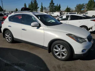 2008 Infiniti EX Journey with VIN JNKAJ09E28M304496, listed as a Copart auction lot 75262104 with 156,435 mi miles and Clean Title. Bid and sale history available at carsss.com. Image 4.