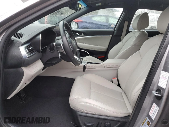 2023 Genesis G70 2.0T with VIN KMTG34TA5PU129311, listed as a Copart auction lot 43329385 with 34,917 mi miles and Non Repairable. Bid and sale history available at DreamBid. Image 7.