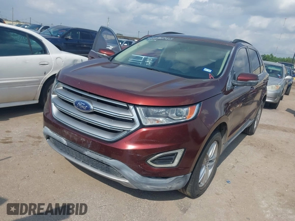 2015 Ford Edge SEL with VIN 2FMPK3J96FBC26148, listed as a IAAI auction lot 42096085 with 164,385 mi miles. Bid and sale history available at carsss.com. Image 17.