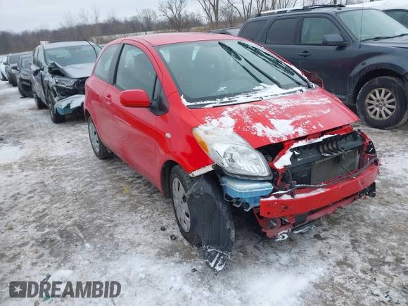 2011 Toyota Yaris with VIN JTDJT4K34B5329980, listed as a IAAI auction lot 41393540 with 84,987 mi miles. Bid and sale history available at carsss.com. Image 1.
