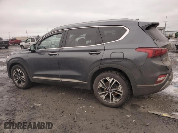 2020 Hyundai Santa Fe Limited with VIN 5NMS5CAA8LH213883, listed as a Copart auction lot 88423355 with 55,410 mi miles and Salvage Title. Bid and sale history available at carsss.com. Image 2.