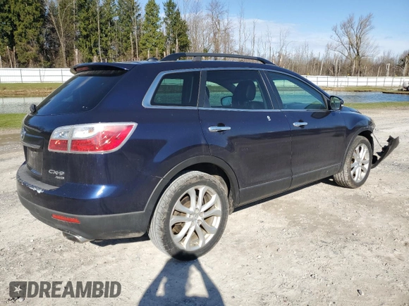 2012 Mazda CX-9 Grand Touring with VIN JM3TB3DV7C0350249, listed as a Copart auction lot 53088555 with 184,240 mi miles and Salvage Title. Bid and sale history available at carsss.com. Image 3.