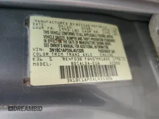 2010 Nissan Versa S z VIN 3N1BC1AP2AL451326, wystawiony jako Copart lot #54434045 z przebiegiem 117 080 mil mil oraz Szkoda całkowita • Salvage title. Historia ofert i sprzedaży dostępna na DreamBid. Obrazek 12.
