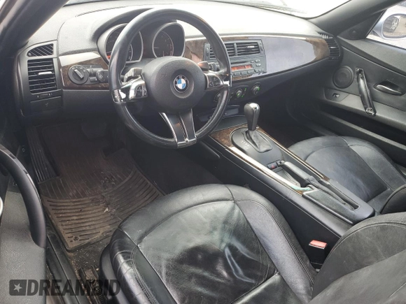 2007 BMW Z4 3.0i with VIN 4USBU33567LW73304, listed as a Copart auction lot 52391705 with 192,945 mi miles and Salvage title. Bid and sale history available at DreamBid. Image 8.