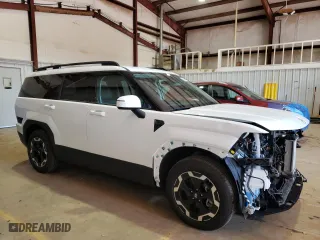 2025 Hyundai Santa Fe SEL with VIN 5NMP24GL1SH078922, listed as a Copart auction lot 42226475 with 407 mi miles and Salvage Title. Bid and sale history available at carsss.com. Image 4.