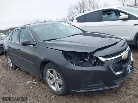 2015 Chevrolet Malibu LS with VIN 1G11B5SL6FF268763, listed as a IAAI auction lot 41683674 with 85,023 mi miles. Bid and sale history available at carsss.com. Image 1.