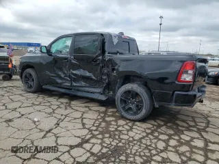 2023 Ram 1500 Big Horn with VIN 1C6SRFFT0PN651992, listed as a Copart auction lot 55075565 with 26,821 mi miles and Non repairable. Bid and sale history available at DreamBid. Image 2.