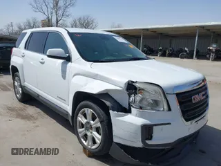 2017 GMC Terrain SLE with VIN 2GKALMEK4H6299190, listed as a IAAI auction lot 41808216 with 101,579 mi miles. Bid and sale history available at carsss.com. Image 1.