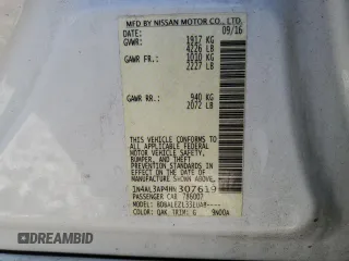 2017 Nissan Altima S with VIN 1N4AL3AP4HN307619, listed as a Copart auction lot 49355165 with 76,805 mi miles and Salvage Title. Bid and sale history available at DreamBid. Image 14.