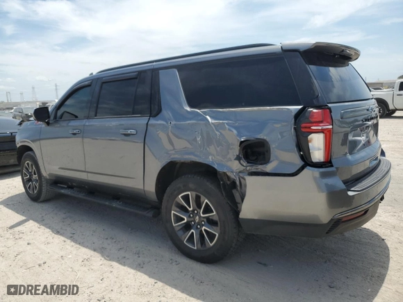 2022 Chevrolet Suburban Z71 with VIN 1GNSKDKD3NR148101, listed as a Copart auction lot 52329935 with 123,112 mi miles and Salvage Title. Bid and sale history available at carsss.com. Image 2.