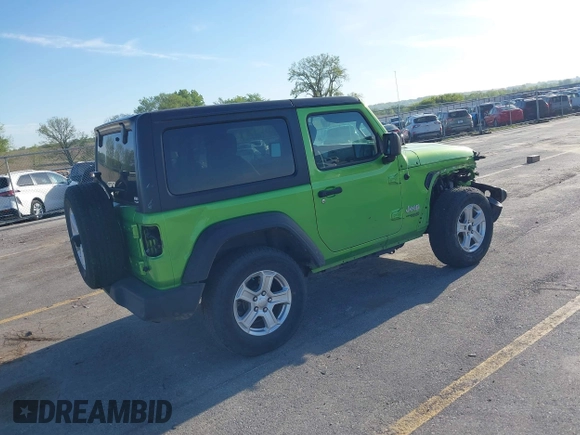 2019 Jeep Wrangler Sport S z VIN 1C4HJXAN0KW661787, wystawiony jako IAAI lot #42238918 z przebiegiem 25 364 mil mil oraz . Historia ofert i sprzedaży dostępna na DreamBid. Obrazek 4.