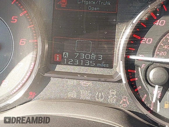 2016 Subaru WRX Premium with VIN JF1VA1E65G9810998, listed as a IAAI auction lot 41545599 with 123,135 mi miles. Bid and sale history available at carsss.com. Image 16.