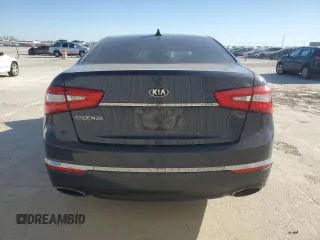 2015 Kia Cadenza Premium with VIN KNALN4D72F5171144, listed as a Copart auction lot 48085805 with 129,287 mi miles and Salvage Title. Bid and sale history available at carsss.com. Image 6.