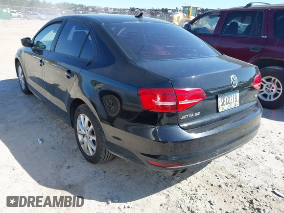 2015 Volkswagen Jetta SE with VIN 3VWD17AJ2FM351879, listed as a IAAI auction lot 41852426 with 108,900 mi miles and . Bid and sale history available at DreamBid. Image 3.