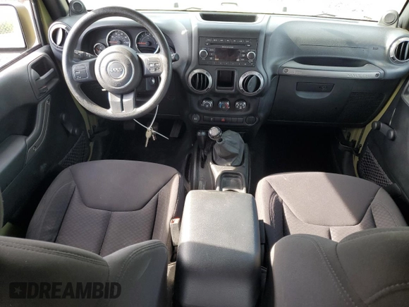 2013 Jeep Wrangler Sport with VIN 1C4AJWAG3DL569588, listed as a Copart auction lot 55826505 with 24,345 mi miles and Salvage title. Bid and sale history available at DreamBid. Image 8.