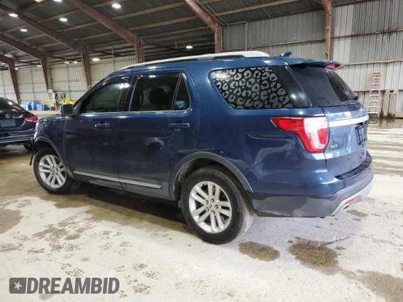 2017 Ford Explorer XLT with VIN 1FM5K7DH4HGD78362, listed as a Copart auction lot 51101545 with 127,091 mi miles and Salvage Title. Bid and sale history available at DreamBid. Image 2.