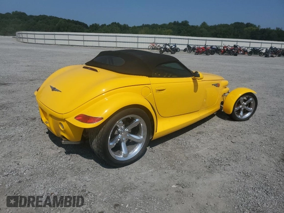 2000 Plymouth Prowler z VIN 1P3EW65G3YV606064, wystawiony jako Copart lot #69496324 z przebiegiem 36 048 mil mil oraz Szkody całkowita. Historia ofert i sprzedaży dostępna na DreamBid. Obrazek 3.