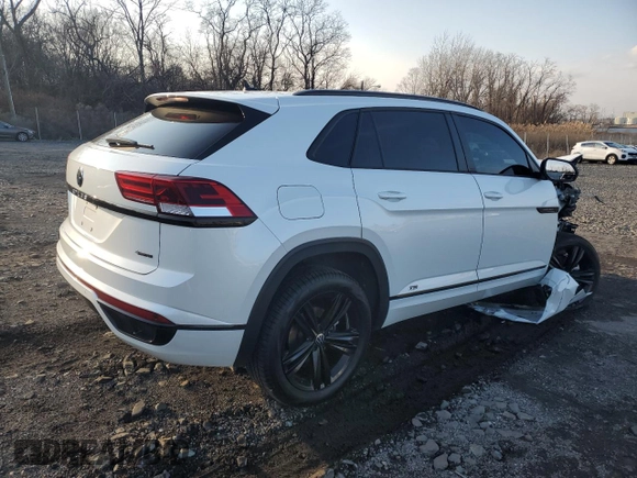 2023 Volkswagen Atlas 2.0T SEL R-Line Black z VIN 1V2SC2CA5PC222895, wystawiony jako Copart lot #87421254 z przebiegiem 17 785 mil mil oraz Szkoda całkowita • Salvage title. Historia ofert i sprzedaży dostępna na DreamBid. Obrazek 3.