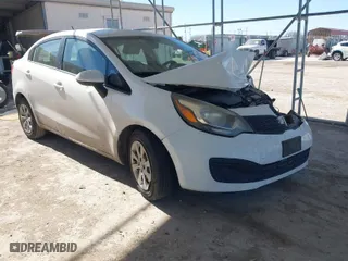 2013 Kia Rio LX with VIN KNADM4A3XD6200311, listed as a IAAI auction lot 41764924 with NaN miles. Bid and sale history available at carsss.com. Image 1.