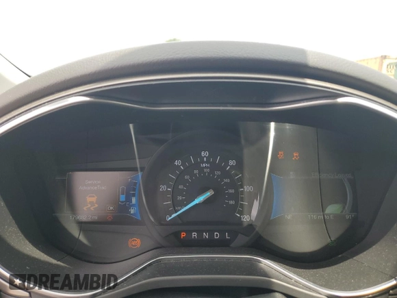 2015 Ford Fusion SE Hybrid with VIN 3FA6P0LUXFR220930, listed as a Copart auction lot 58407235 with 179,682 mi miles and Salvage title. Bid and sale history available at DreamBid. Image 9.
